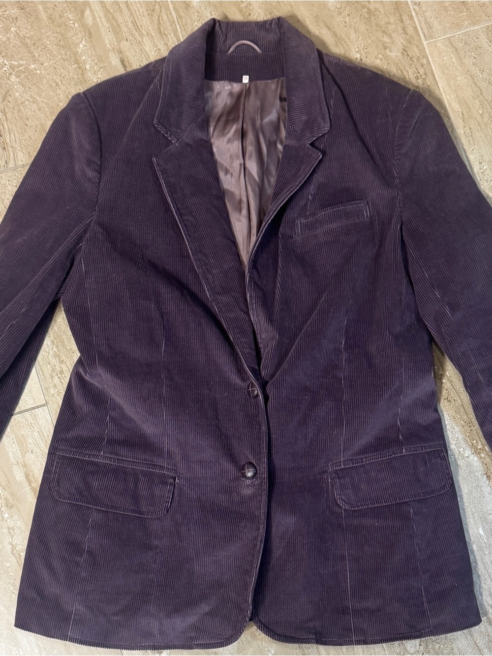 Title: Vintage 70s/80s Sears Deep Purple Corduroy